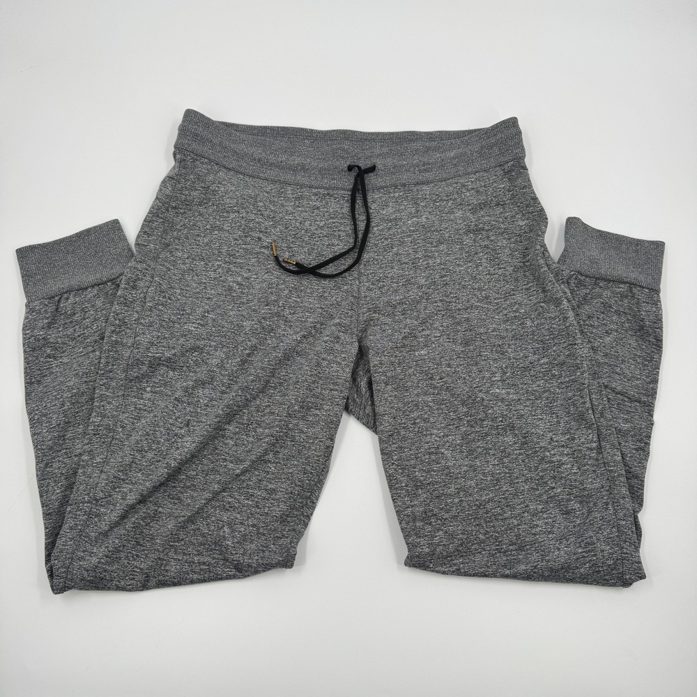 Athleta Womens Gray Heathered Jogger Pants Drawstring Activewear Size M